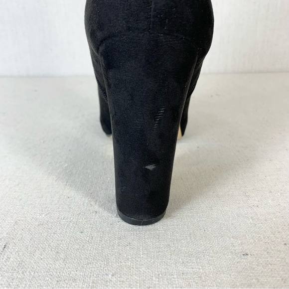 Madden Girl~Women’s ‘Party’ Black Faux Suede Block‎ Heel Bootie~Sz 10 - Picture 13 of 13